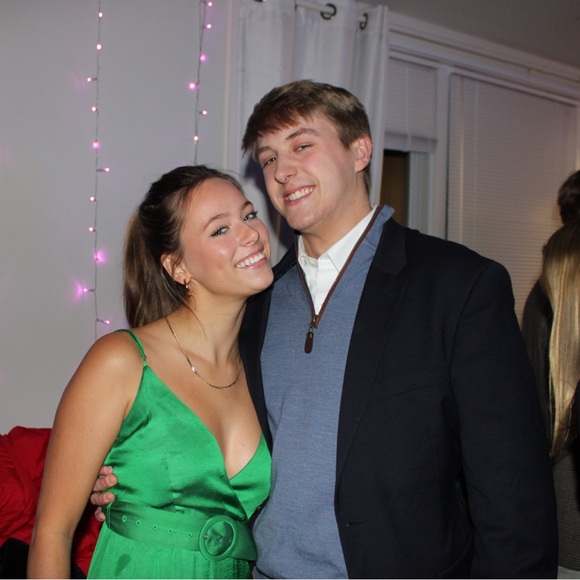 Bardot midi Lennie green dress - Picture 2 of 4